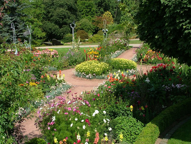 Blick in den Bauerngarten