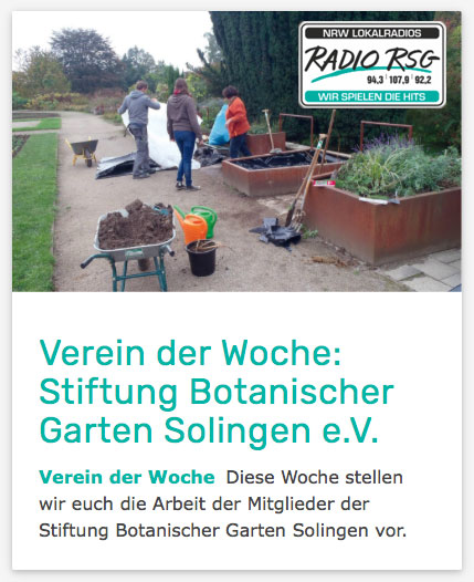 Verein der Woche von Radio RSG